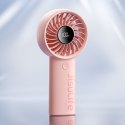 Mini wentylator wiatraczek ręczny USB-C 5000mAh - różowy Mini wentylator wiatraczek ręczny USB-C 5000mAh - różowy
