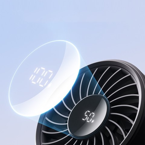 Mini wentylator wiatrak ręczny USB-C 3600mAh - czarny Mini wentylator wiatrak ręczny USB-C 3600mAh - czarny