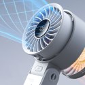 Mini wentylator wiatrak ręczny USB-C 5000mAh - szary Mini wentylator wiatrak ręczny USB-C 5000mAh - szary
