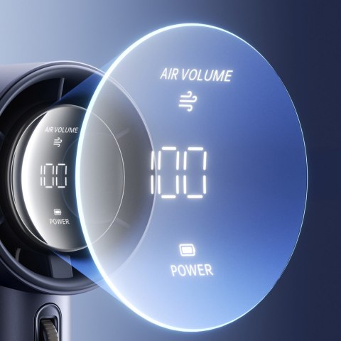 Mini wiatrak wentylator dmuchawa przenośna - 3600mAh - niebieski Mini wiatrak wentylator dmuchawa przenośna - 3600mAh - niebieski