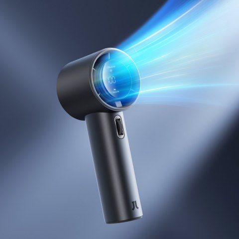 Mini wiatrak wentylator przenośny metalowy USB-C 5000mAh - ciemnoszary Mini wiatrak wentylator przenośny metalowy USB-C 5000mAh - ciemnoszary