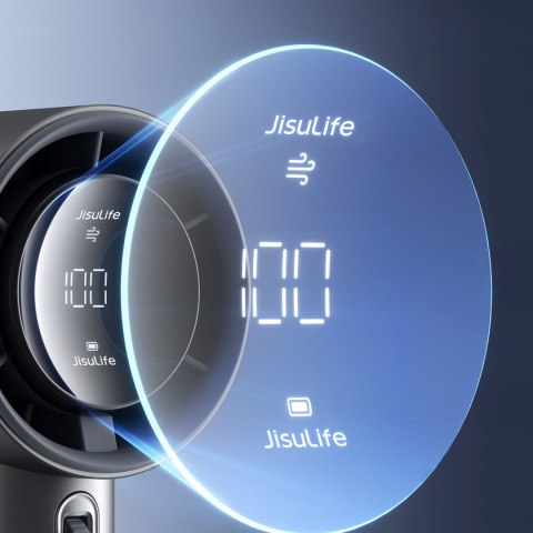 Mini wiatrak wentylator przenośny metalowy USB-C 5000mAh - ciemnoszary Mini wiatrak wentylator przenośny metalowy USB-C 5000mAh - ciemnoszary