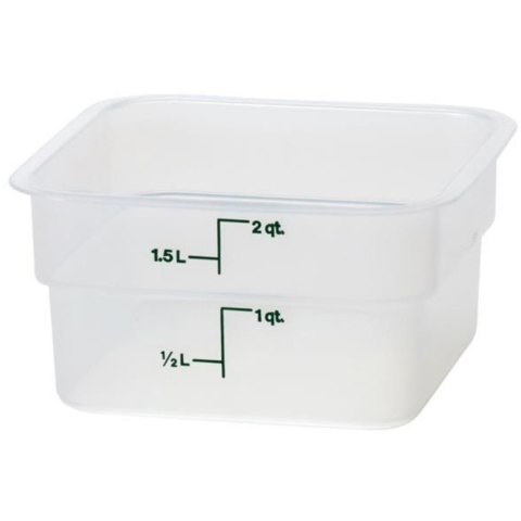 Pojemnik spożywczy CamSquare 17.2 l 256x310x320 mm - transparentny Pojemnik spożywczy CamSquare 17.2 l 256x310x320 mm - transparentny