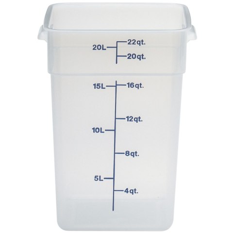 Pojemnik spożywczy CamSquare 20.8 l 256x310x400 mm - transparentny Pojemnik spożywczy CamSquare 20.8 l 256x310x400 mm - transparentny