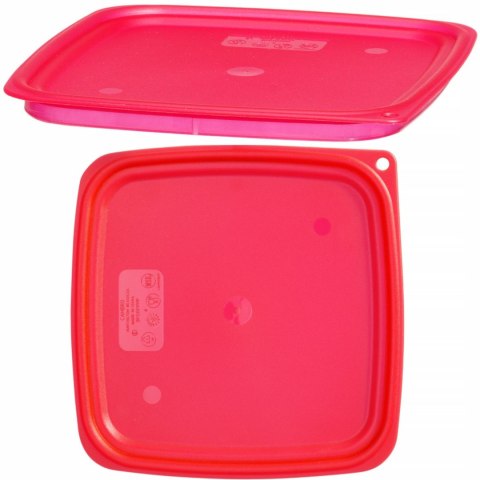 Pokrywka do pojemnika CamSquares Fresh Pro 5.7 / 7.6 l 229x229x19 mm - czerwona Pokrywka do pojemnika CamSquares Fresh Pro 5.7 / 7.6 l 229x229x19 mm - czerwona