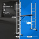 Rusztowanie drabinowe składane 3w1 do 3.8 m