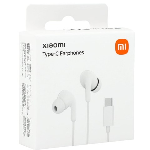 Słuchawki przewodowe douszne z pilotem Xiaomi BHR8931GL USB-C - białe Słuchawki przewodowe douszne z pilotem Xiaomi BHR8931GL USB-C - białe
