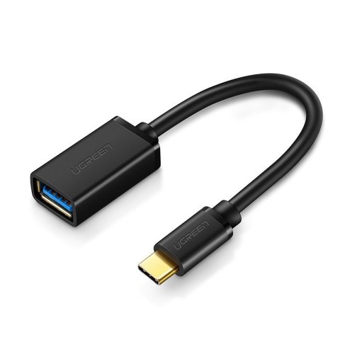 Adapter przejściówka kabel OTG z USB 3.0 na USB-C - czarny Adapter przejściówka kabel OTG z USB 3.0 na USB-C - czarny