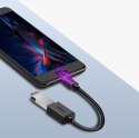 Adapter przejściówka kabel OTG z USB 3.0 na USB-C - czarny Adapter przejściówka kabel OTG z USB 3.0 na USB-C - czarny