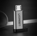Adapter przejściówka z USB-C na micro USB - szary Adapter przejściówka z USB-C na micro USB - szary