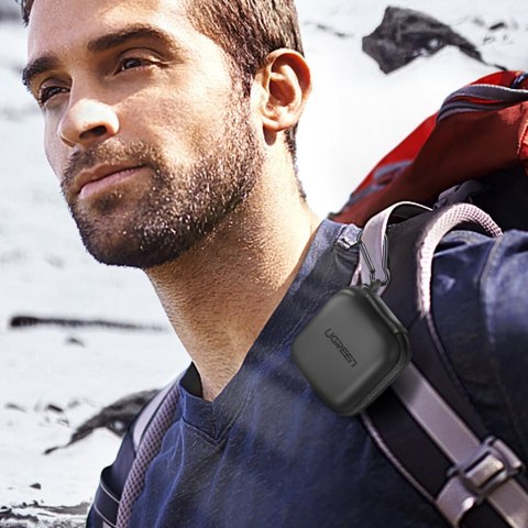 Etui pudełko na słuchawki i akcesoria GSM 8x8cm czarny Etui pudełko na słuchawki i akcesoria GSM 8x8cm czarny