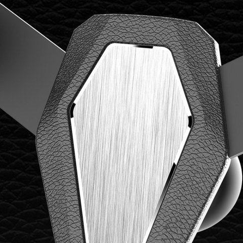 Grawitacyjny uchwyt samochodowy do smartfona na kratkę nawiew srebrny Grawitacyjny uchwyt samochodowy do smartfona na kratkę nawiew srebrny