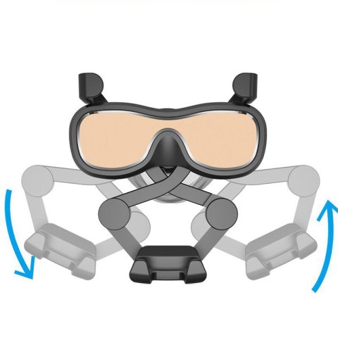 Grawitacyjny uchwyt samochodowy do smartfona na kratkę nawiewu z odświeżaczem srebrny Grawitacyjny uchwyt samochodowy do smartfona na kratkę nawiewu z odświeżaczem srebrny