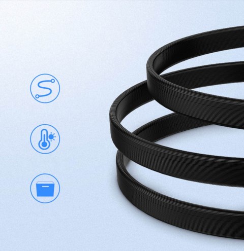 Kabel przewód płaski kątowy SATA 1.0-3.0 do 5Gb/s 0.5m - czarny