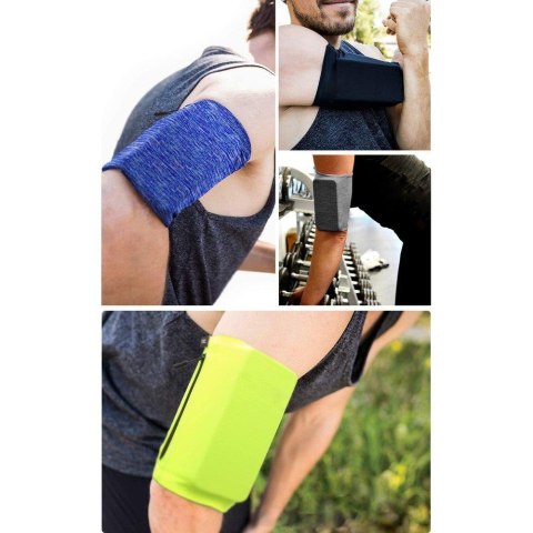 Opaska na ramię do biegania ćwiczeń fitness armband L różowa Opaska na ramię do biegania ćwiczeń fitness armband L różowa