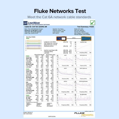 Patchcord kabel przewód sieciowy Ethernet RJ45 Cat 6A UTP 1000Mbps 1m Patchcord kabel przewód sieciowy Ethernet RJ45 Cat 6A UTP 1000Mbps 1m