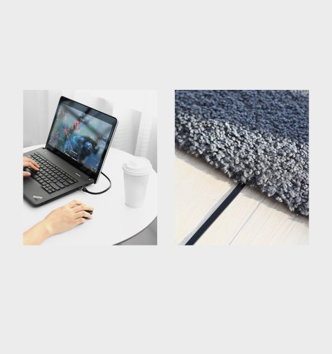 Płaski patchcord kabel przewód sieciowy Ethernet RJ45 Cat 6 UTP 1000 Mbps 1m Płaski patchcord kabel przewód sieciowy Ethernet RJ45 Cat 6 UTP 1000 Mbps 1m