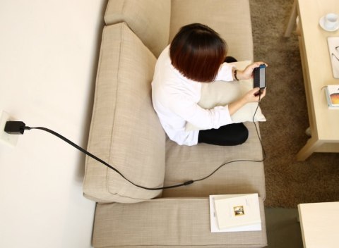 Przedłużacz do kabla przewodu USB 1m czarny Przedłużacz do kabla przewodu USB 1m czarny