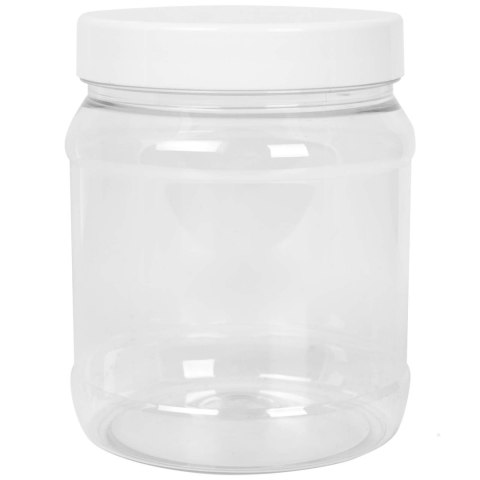 Słoik okrągły z pokrywką gwint 100/400 transparentny 1000ml Słoik okrągły z pokrywką gwint 100/400 transparentny 1000ml