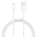 Superior kabel przewód USB Iphone Lightning 2.4A 1m Biały Superior kabel przewód USB Iphone Lightning 2.4A 1m Biały