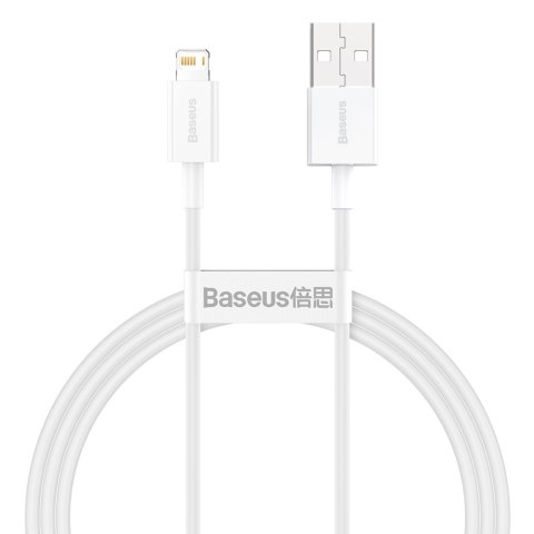 Superior kabel przewód USB Iphone Lightning 2.4A 1m Biały Superior kabel przewód USB Iphone Lightning 2.4A 1m Biały