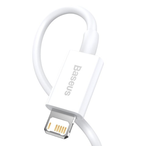 Superior kabel przewód USB Iphone Lightning 2.4A 1m Biały Superior kabel przewód USB Iphone Lightning 2.4A 1m Biały