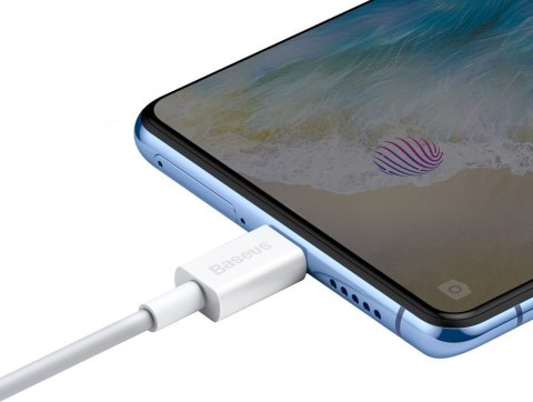 Superior kabel przewód USB microUSB do szybkiego ładowania 2A 1m biały Superior kabel przewód USB microUSB do szybkiego ładowania 2A 1m biały