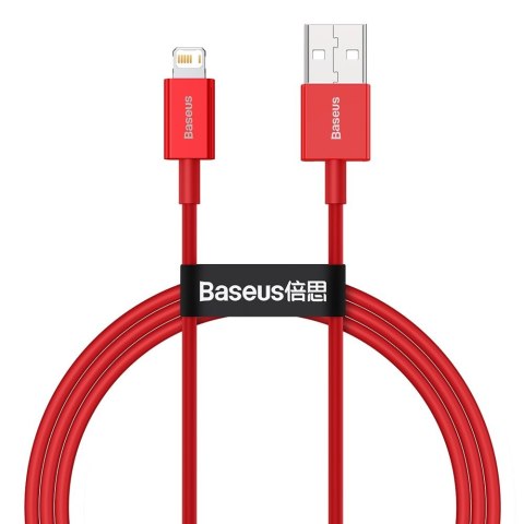 Superior kabel przewód do Iphone USB - Lightning 2.4A 1m czerwony Superior kabel przewód do Iphone USB - Lightning 2.4A 1m czerwony