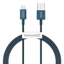 Superior kabel przewód do Iphone USB - Lightning 2.4A 1m niebieski Superior kabel przewód do Iphone USB - Lightning 2.4A 1m niebieski