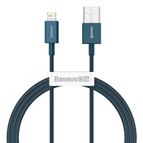 Superior kabel przewód do Iphone USB - Lightning 2.4A 1m niebieski Superior kabel przewód do Iphone USB - Lightning 2.4A 1m niebieski