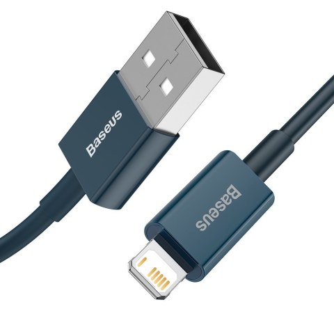 Superior kabel przewód do Iphone USB - Lightning 2.4A 1m niebieski Superior kabel przewód do Iphone USB - Lightning 2.4A 1m niebieski