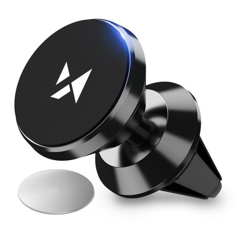 Uchwyt magnetyczny na telefon do kratki samochodu czarny Uchwyt magnetyczny na telefon do kratki samochodu czarny