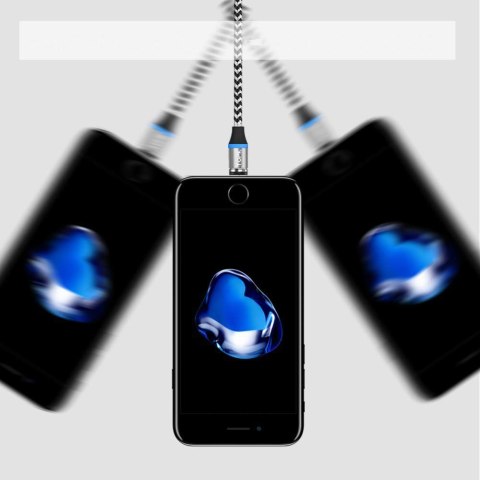 Wtyczka końcówka do kabla magnetycznego Iphone Lightning srebrny Wtyczka końcówka do kabla magnetycznego Iphone Lightning srebrny