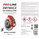 Zmywacz środek do czyszczenia hamulców i układów hamulcowych PRO-LINE spray 500 ml Zmywacz środek do czyszczenia hamulców i układów hamulcowych PRO-LINE spray 500 ml
