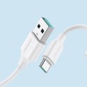 Kabel do ładowania i transmisji danych USB-A - USB-C 3A 2m biały Kabel do ładowania i transmisji danych USB-A - USB-C 3A 2m biały