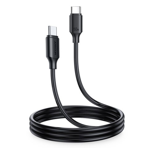 Kabel przewód USB-C - USB-C 480Mb/s 60W 1m czarny Kabel przewód USB-C - USB-C 480Mb/s 60W 1m czarny