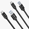 Kabel przewód USB - USB Typ C Super Fast Charge 1 m czarny Kabel przewód USB - USB Typ C Super Fast Charge 1 m czarny