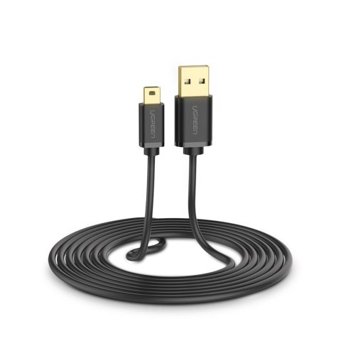 Kabel przewód USB - mini USB 480 Mbps 1.5m czarny