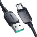 Kabel przewód microUSB - USB 2.4A 480Mbps 2m czarny Kabel przewód microUSB - USB 2.4A 480Mbps 2m czarny