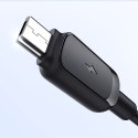 Kabel przewód microUSB - USB 2.4A 480Mbps 2m czarny Kabel przewód microUSB - USB 2.4A 480Mbps 2m czarny