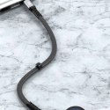 Kabel przewód płaski krótki do iPhone USB-C - Lightning L10P PD 20W 23cm czarny Kabel przewód płaski krótki do iPhone USB-C - Lightning L10P PD 20W 23cm czarny