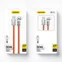 Mocny kabel kątowy do iPhone USB-A - Lightning 30W 1m rotacja 180 pomarańczowy Mocny kabel kątowy do iPhone USB-A - Lightning 30W 1m rotacja 180 pomarańczowy