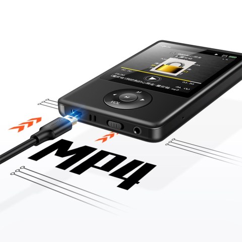 Przewód kabel 5-pinowy pozłacany USB - mini USB 0.25m czarny Przewód kabel 5-pinowy pozłacany USB - mini USB 0.25m czarny