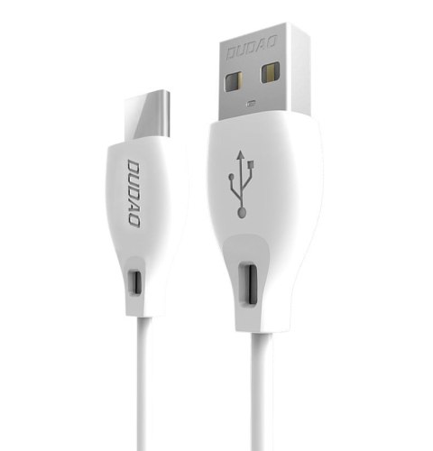 Przewód kabel USB - USB-C 2.1A 1m biały Przewód kabel USB - USB-C 2.1A 1m biały