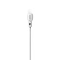 Przewód kabel USB - USB-C 2.1A 1m biały Przewód kabel USB - USB-C 2.1A 1m biały