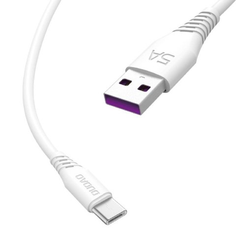 Przewód kabel USB - USB-C 5A 2m biały Przewód kabel USB - USB-C 5A 2m biały