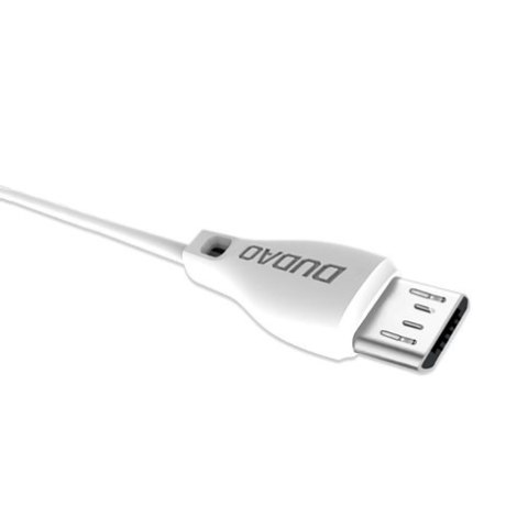 Przewód kabel USB - micro USB 2.4A 2m biały Przewód kabel USB - micro USB 2.4A 2m biały