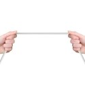 Przewód kabel USB - micro USB 2.4A 2m biały Przewód kabel USB - micro USB 2.4A 2m biały