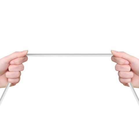 Przewód kabel USB - micro USB 2.4A 2m biały Przewód kabel USB - micro USB 2.4A 2m biały