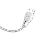 Przewód kabel do iPhone USB - Lightning 2.1A 2m biały Przewód kabel do iPhone USB - Lightning 2.1A 2m biały